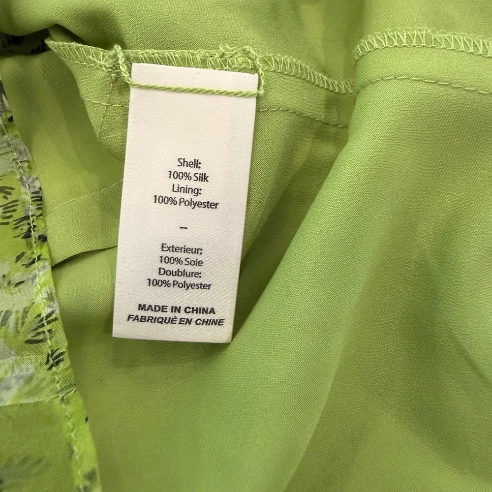 Cinq à Sept "Katerina" Dandelion Silk Organza Blouse & Camisole Set - Sz XS EUC - Picture 5 of 9